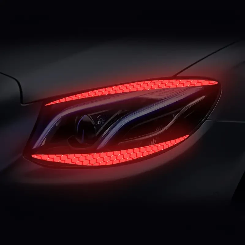 Calcomanías reflectantes para faros delanteros de coche - Calcomanías de vinilo para parachoques