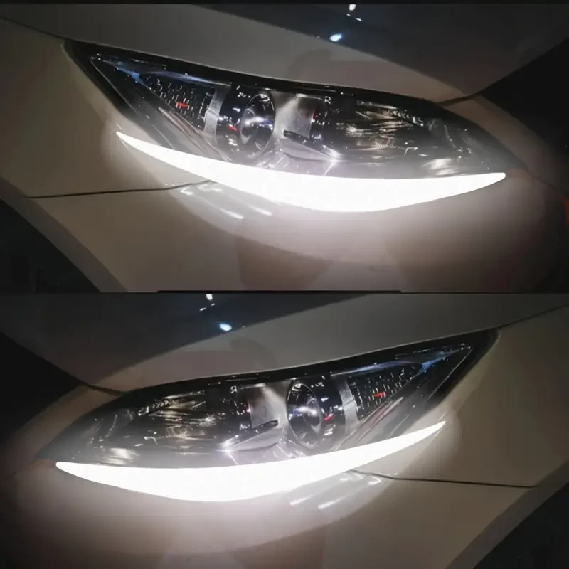 Calcomanías reflectantes para faros delanteros de coche - Calcomanías de vinilo para parachoques