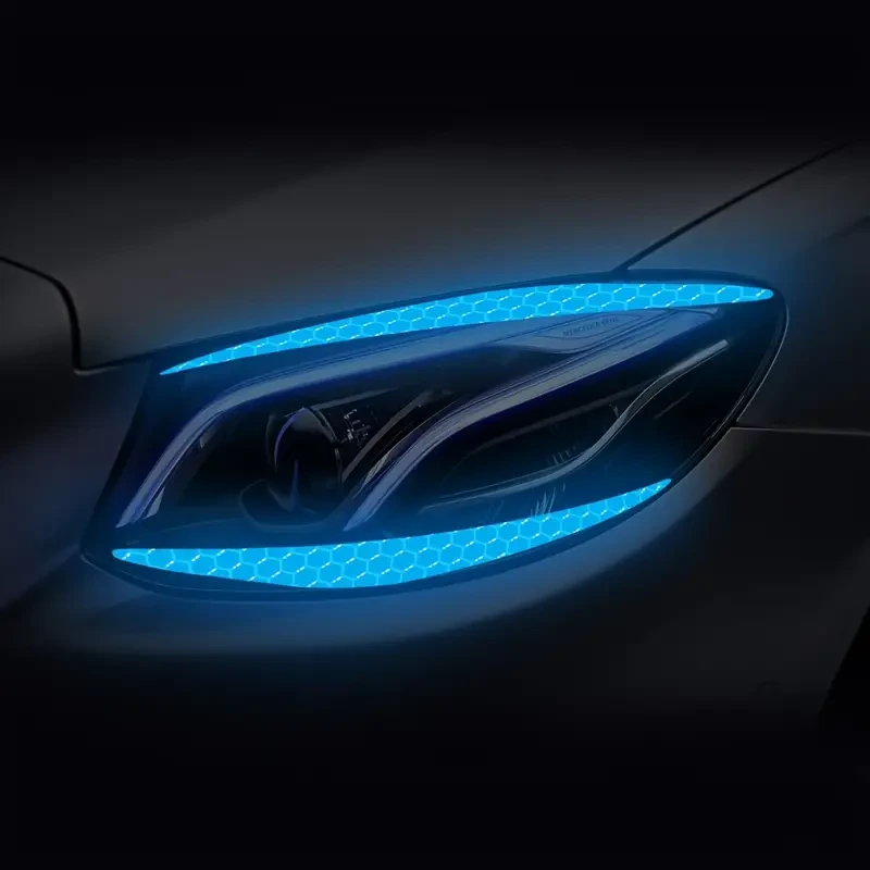 Calcomanías reflectantes para faros delanteros de coche - Calcomanías de vinilo para parachoques