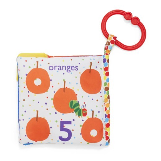 Libro de mordedores blandos "La oruga muy hambrienta: Contemos"