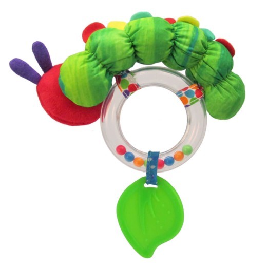 Sonajero de anillo de La oruga muy hambrienta