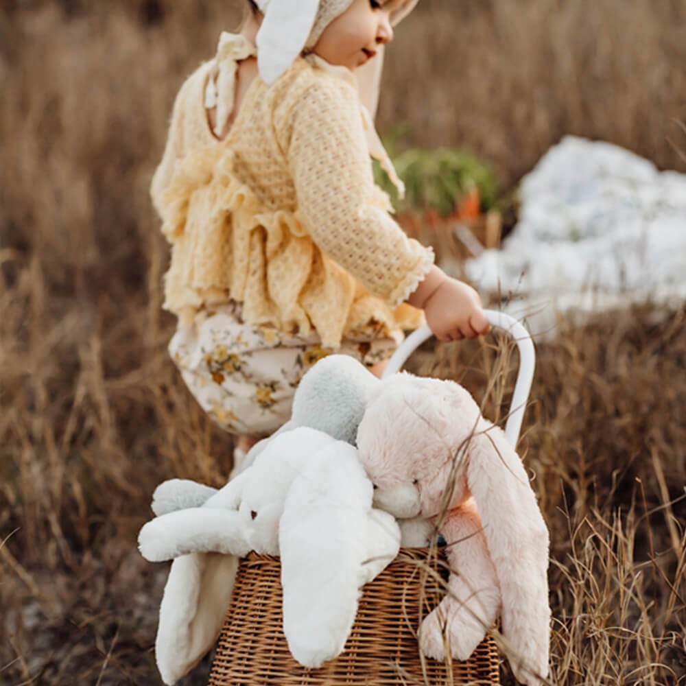 Conejito dulce mordisqueable rosa - Grande