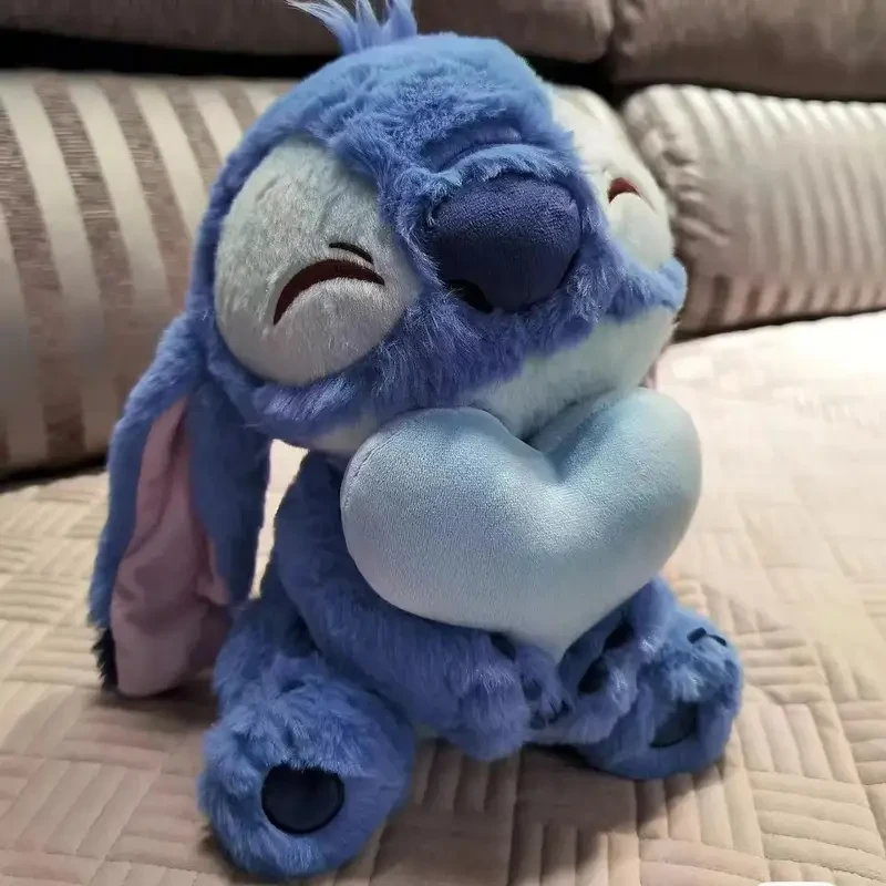 Peluche auténtico de Stitch con corazón - Más de 14 peluches suaves de PP para cumpleaños