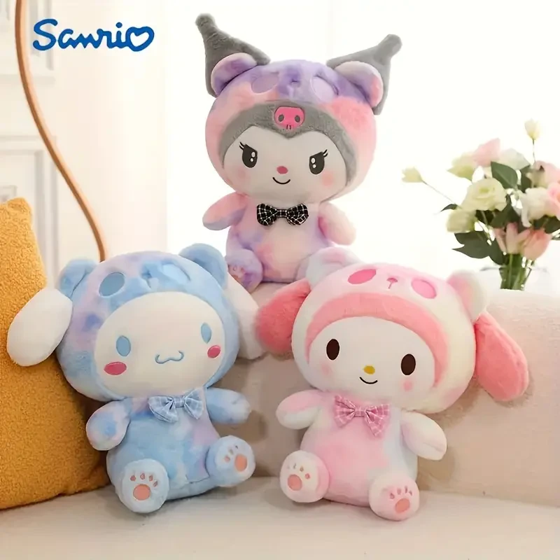 Cinnamoroll Melody Kawaii Kuromi Dibujos animados Mujeres Juguetes de Peluche Muñeca de Peluche Suave de Algodón