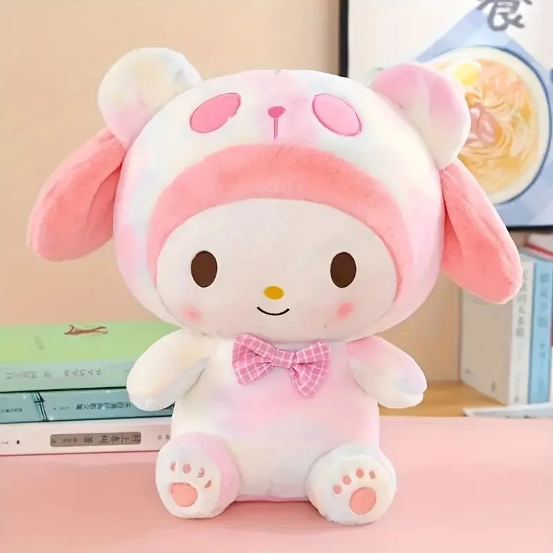 Cinnamoroll Melody Kawaii Kuromi Dibujos animados Mujeres Juguetes de Peluche Muñeca de Peluche Suave de Algodón