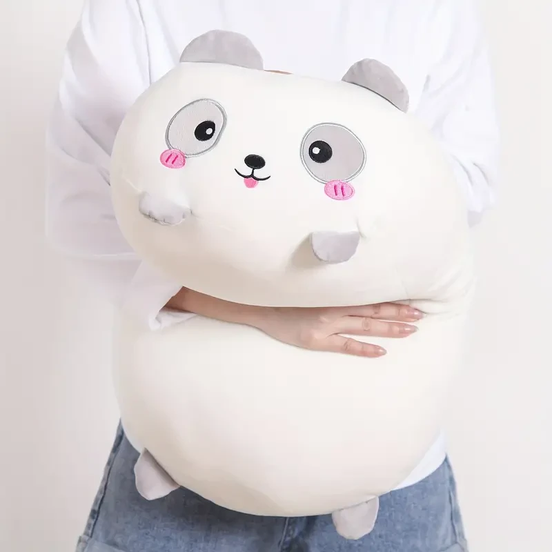 Adorable almohada de peluche de panda de 24 pulgadas: juguete suave y tierno.