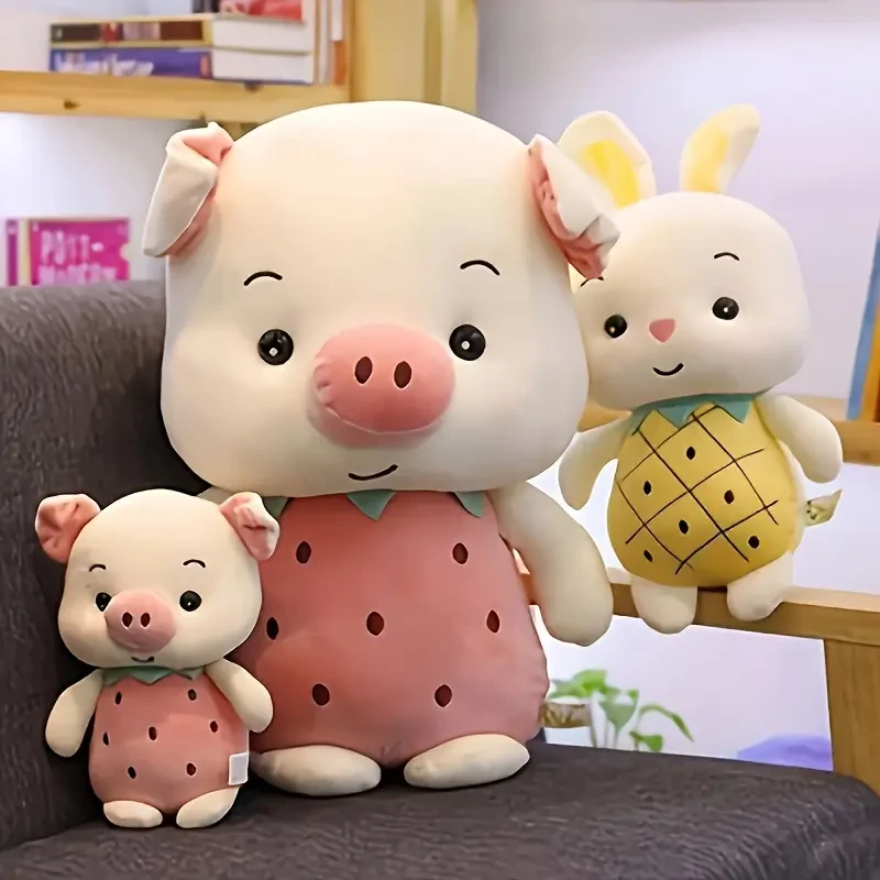 Adorable cerdo de peluche - Peluche de poliéster suave