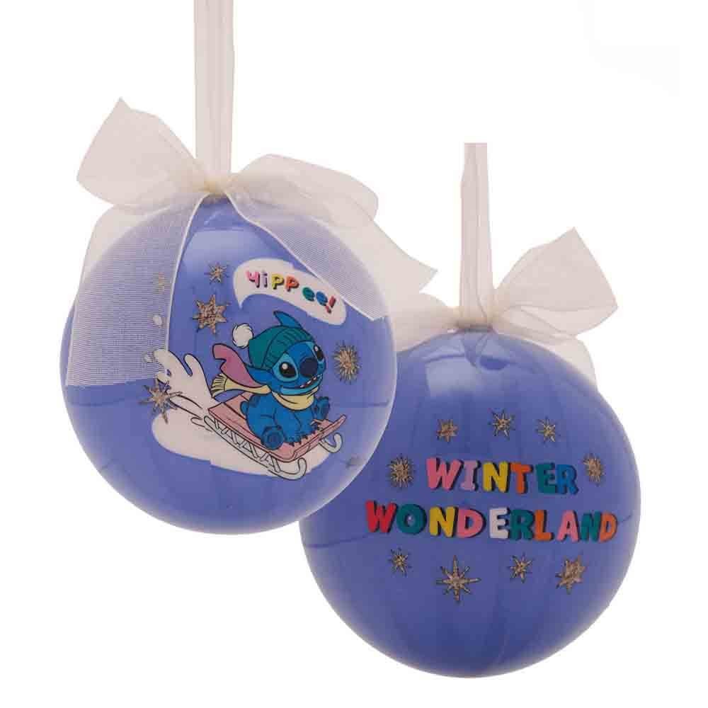 Juego de 4 adornos navideños de Stitch