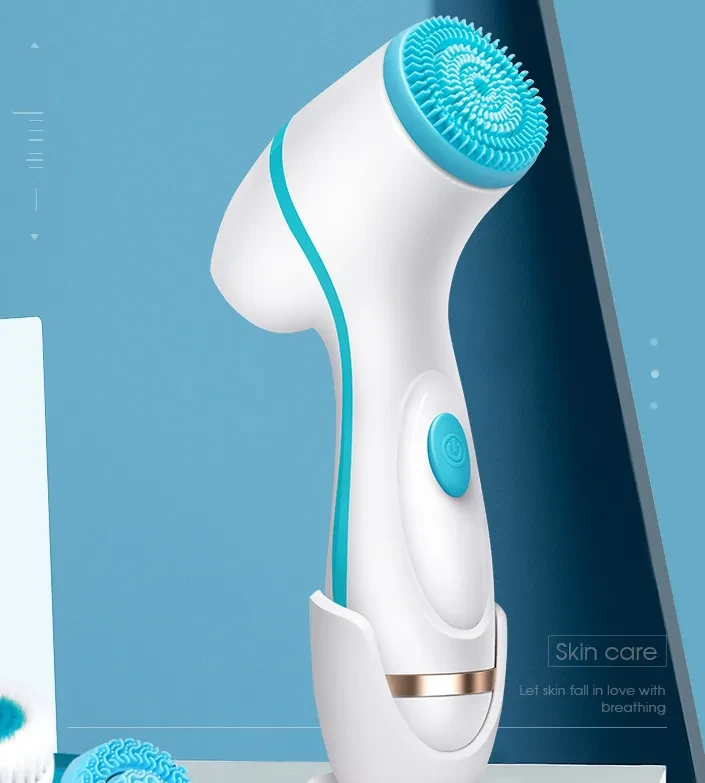 Limpiador facial de silicona