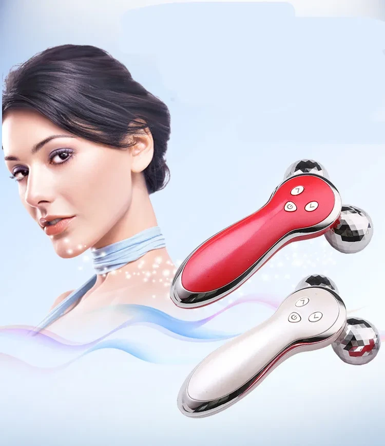 Rodillo eléctrico de microcorriente para lifting facial