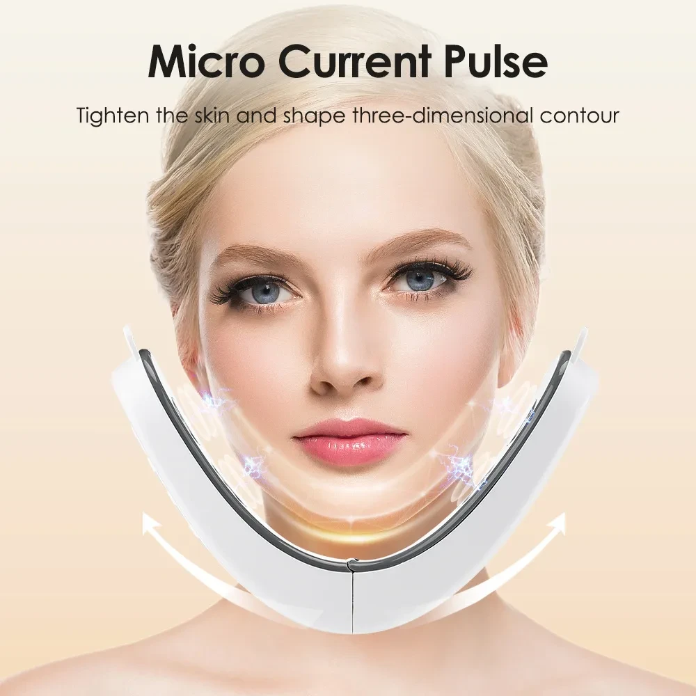 Cuidado de la piel con microcorrientes reafirmantes y lifting