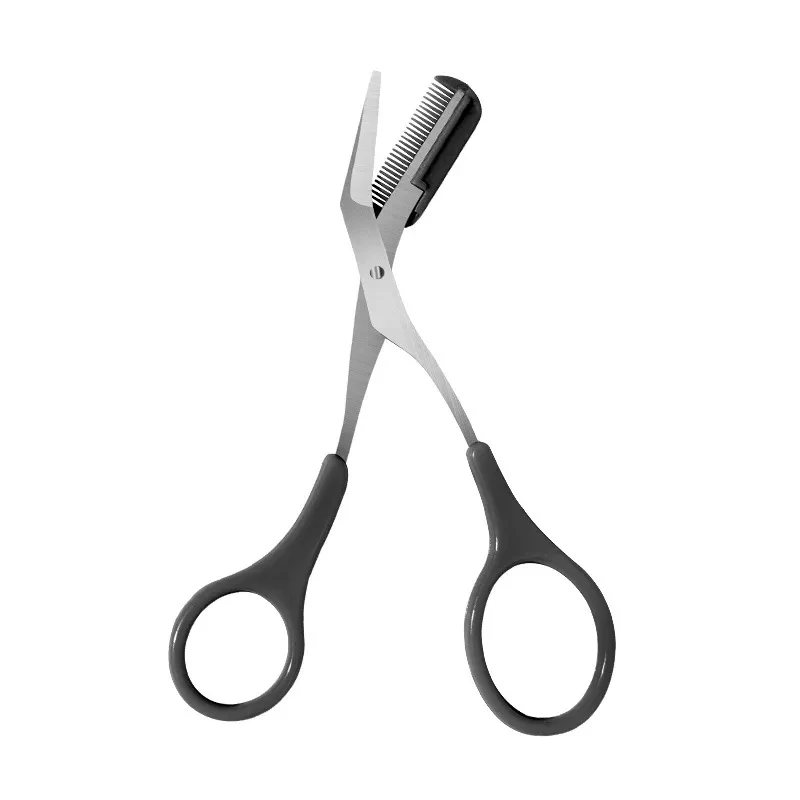 Tijeras pequeñas portátiles para cejas y pestañas