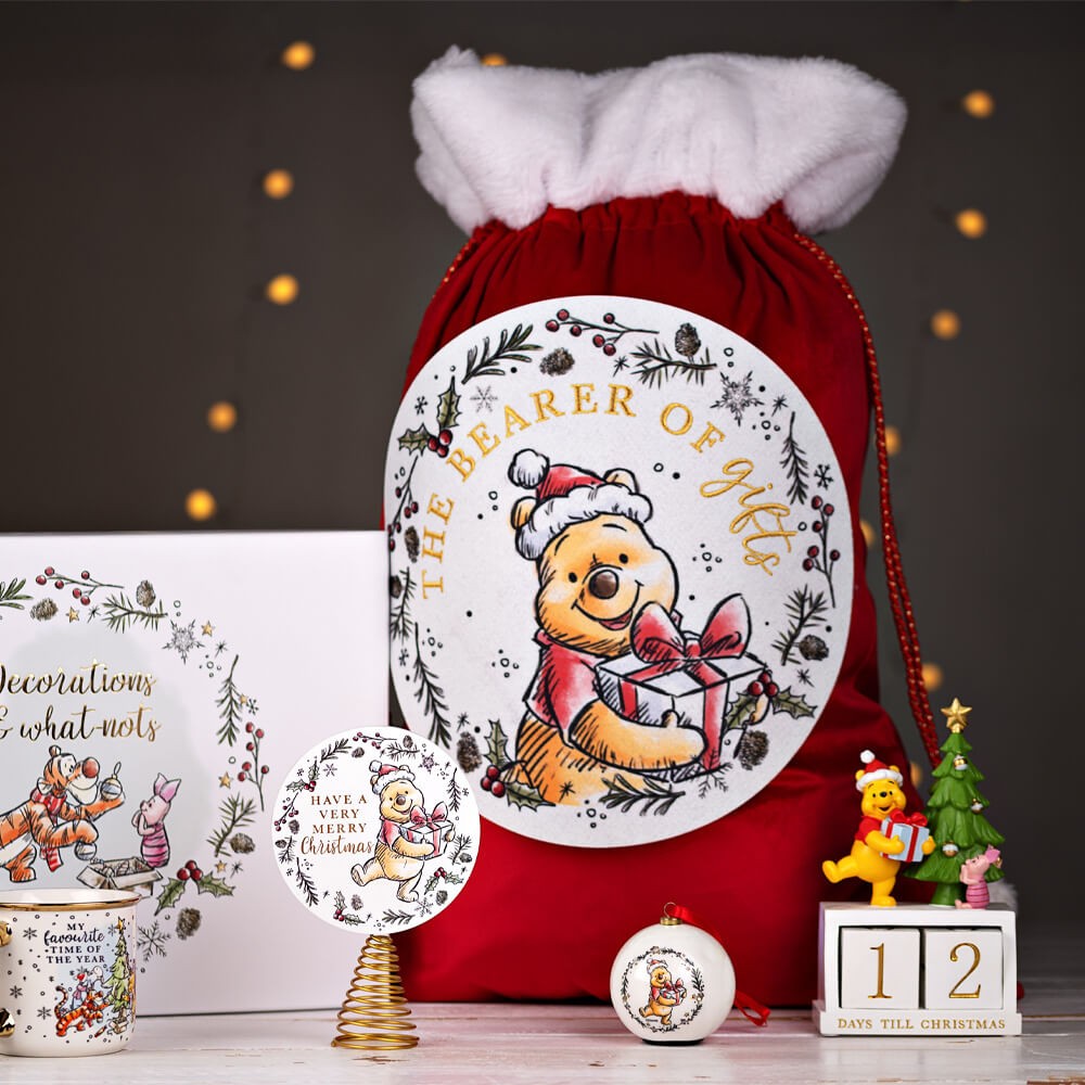 Winnie Pooh Navidad: Saco 'El Portador de Regalos'