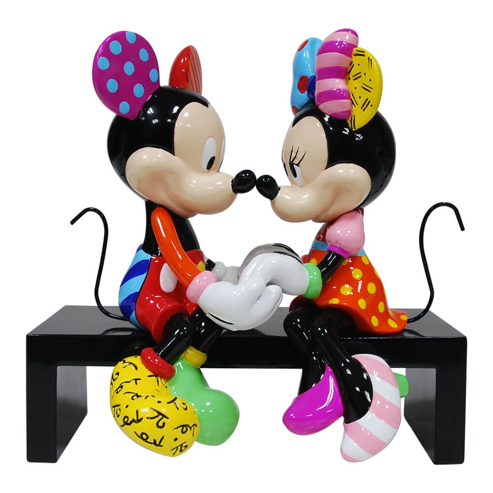 Figura de amor de Mickey y Minnie Mouse