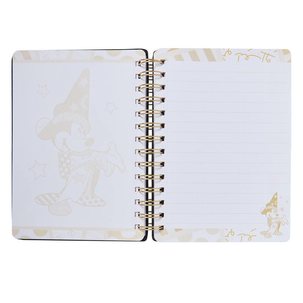 Cuaderno de piel sintética de Mickey, el hechicero de Midas