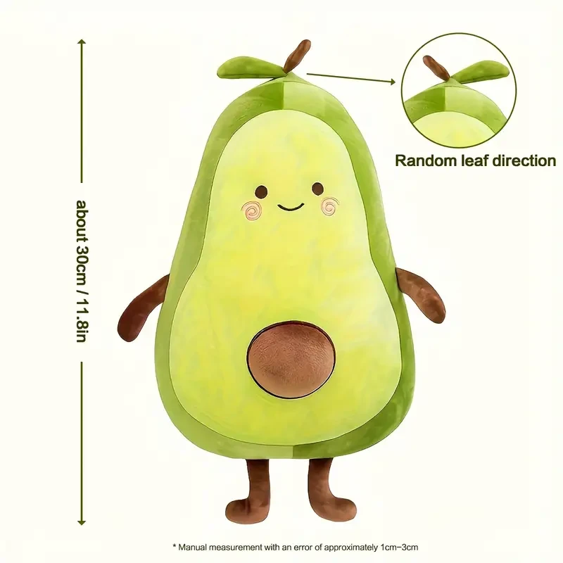 Almohada de peluche suculenta verde