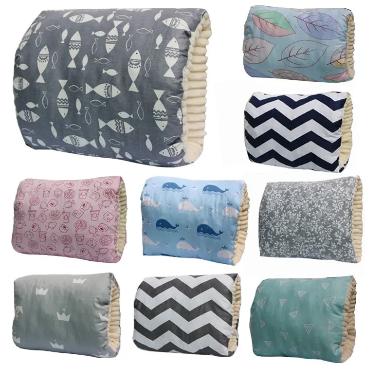 Almohada de lactancia ajustable de algodón para bebés, lavable, para el brazo