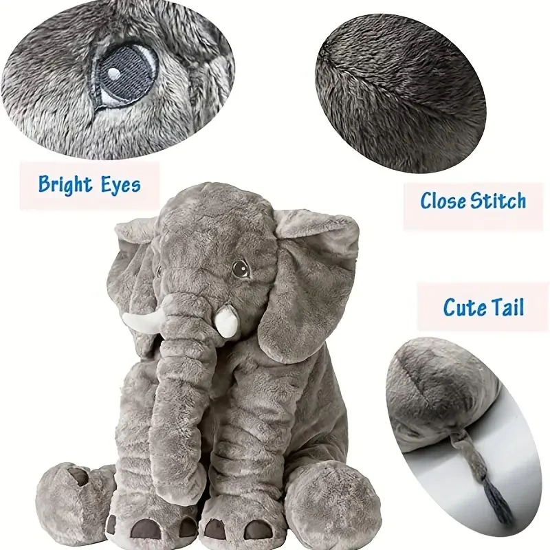 Juguete de peluche de elefante grande