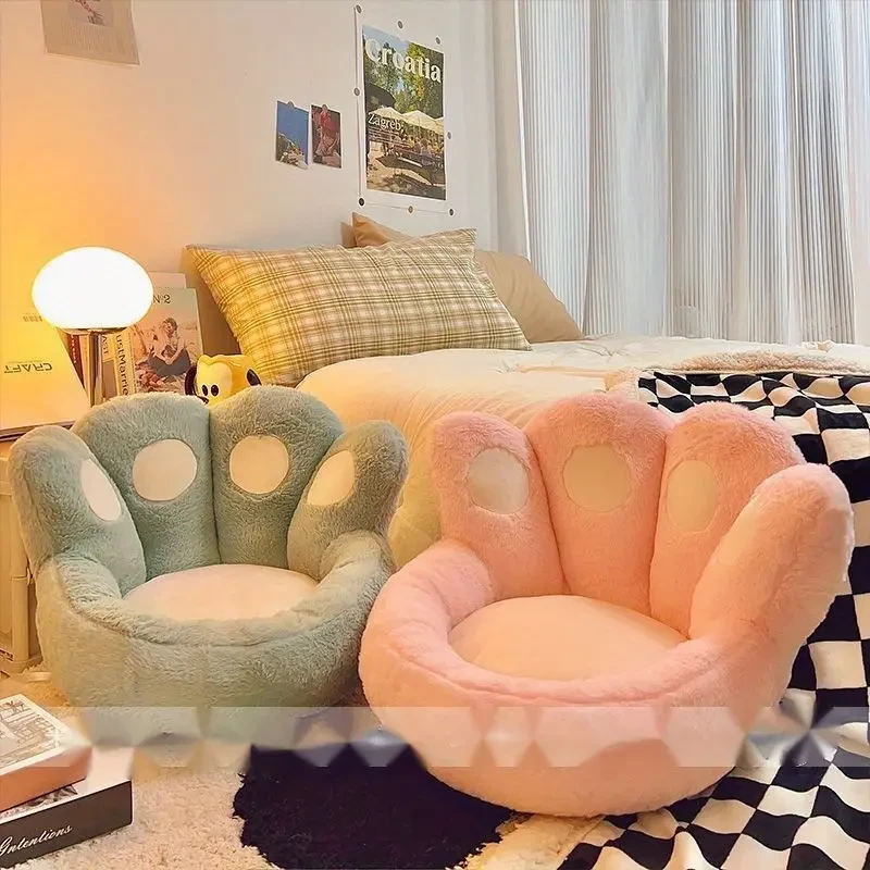 Cojín para sofá perezoso con forma de pata de gato
