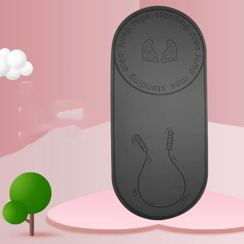 Esterilla de fitness con cuerda elástica, duradera, para yoga al aire libre, antideslizante, silenciosa, de alta densidad