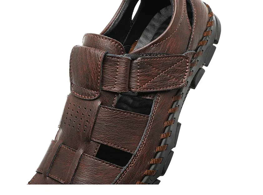 Sandalias de piel de vacuno para hombre