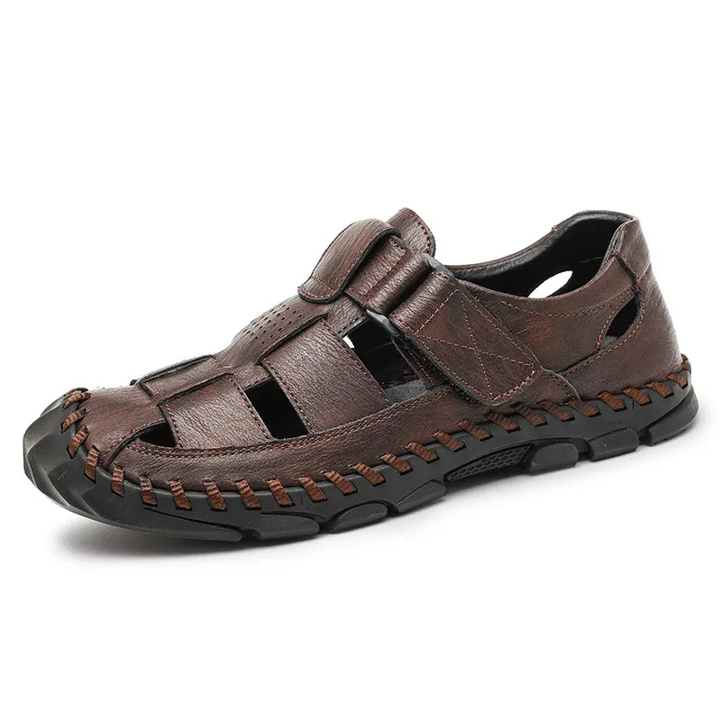 Sandalias de piel de vacuno para hombre