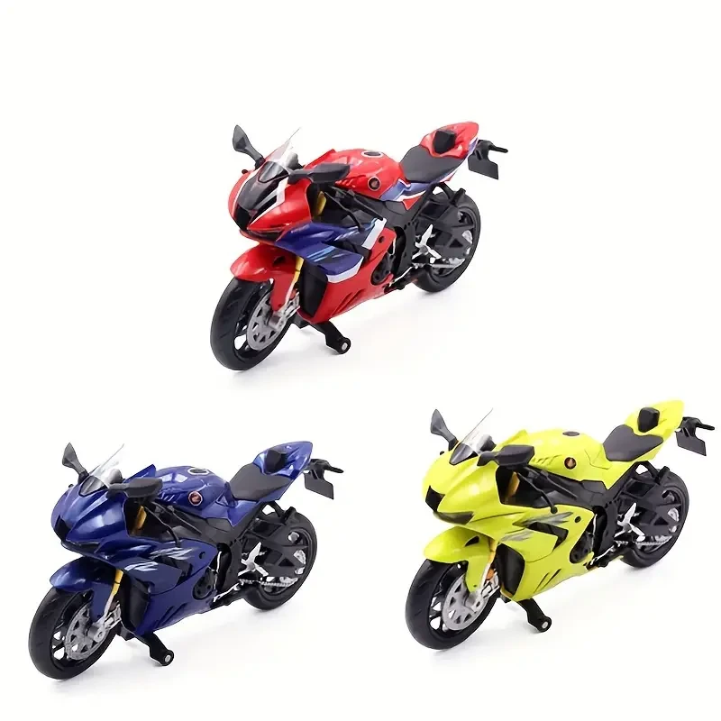Simulación 1:12, modelo de motocicleta CBR1000RR-R SP de aleación, juguete para niños, adorno de motocicleta, modelo de coche deslizante, juguete para niño, regalo de cumpleaños