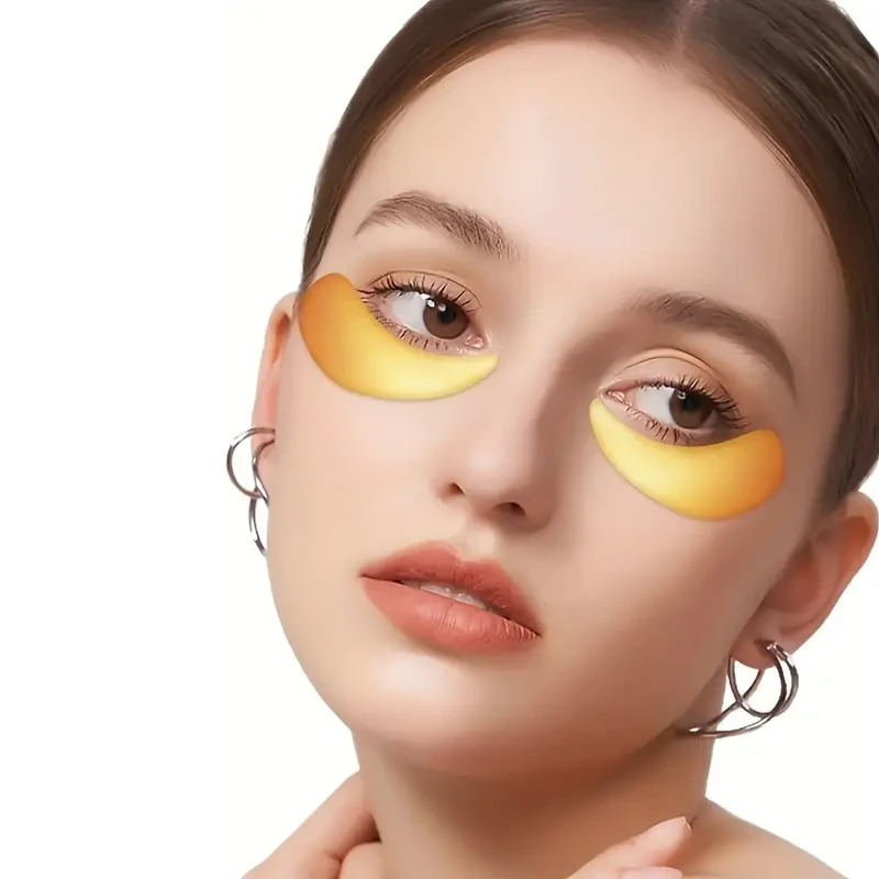 30 pares de mascarillas de ojos de lujo doradas de 24 quilates
