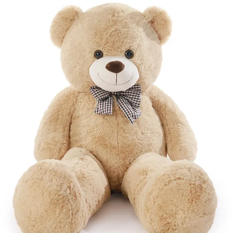 Oso de peluche gigante blanco de 121,92 cm, suave y adorable.