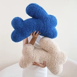 1 almohada suave de conejo, cómodo juguete de peluche de conejo