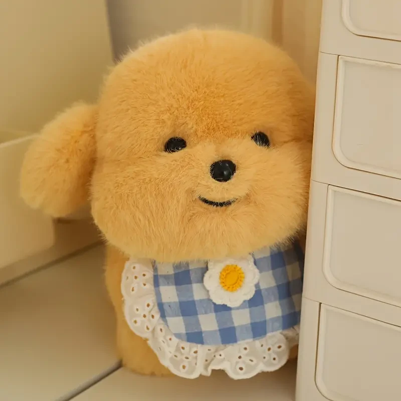 Adorable peluche de husky: perro de dibujos animados suave de 19,99 cm.