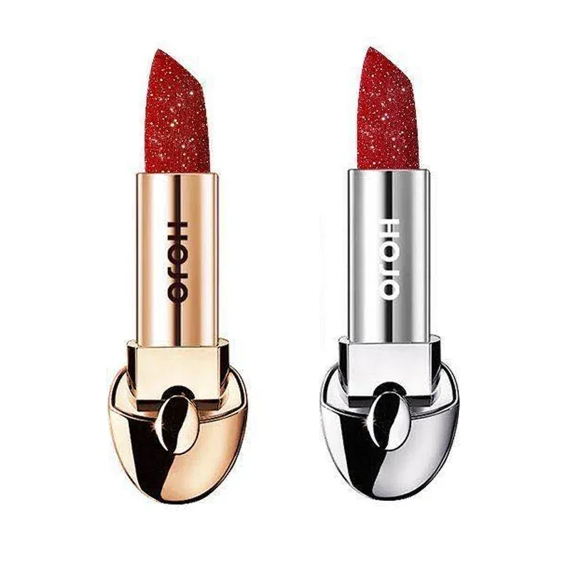 Imán de lápiz labial con cielo estrellado y hebilla magnética de tomate podrido