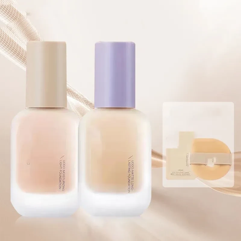 Base líquida con control de grasa y corrector duradero