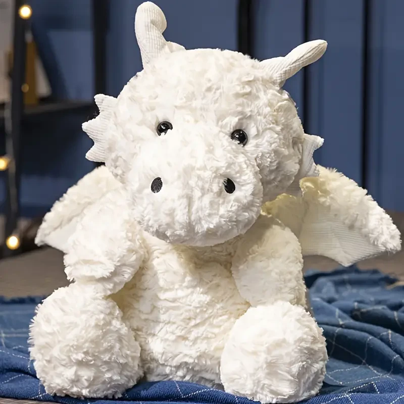 Lindo dragón de alas, pequeña muñeca de dragón volador,