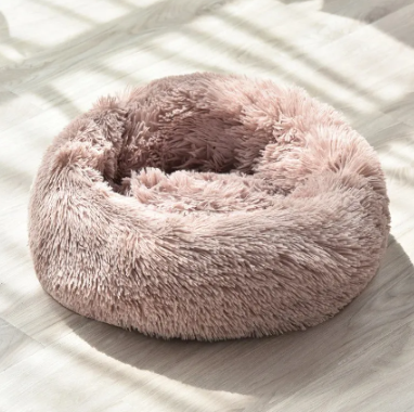 Cama para perros súper suave, lavable, larga, de felpa