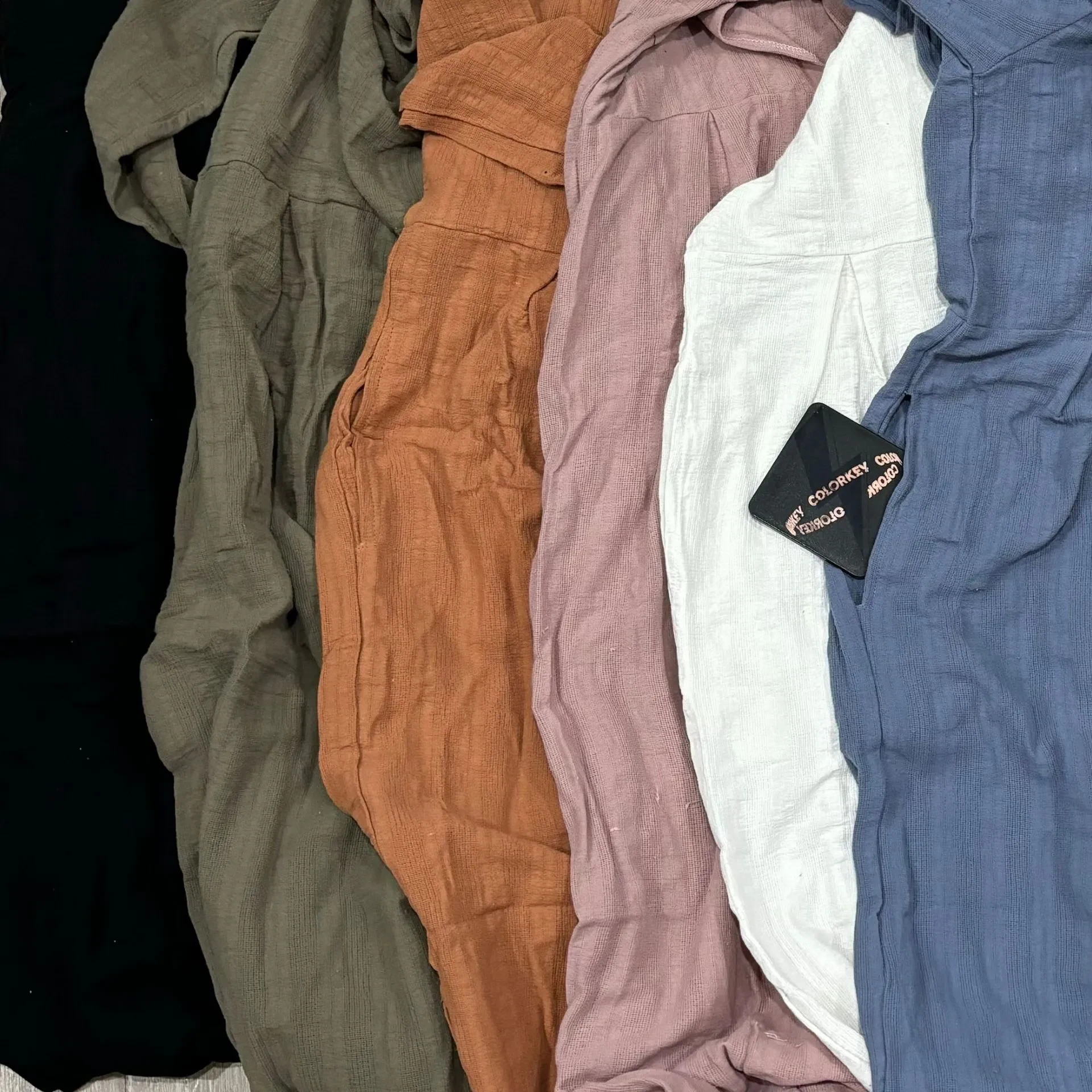 Pantalones anchos de una pieza, holgados y de manga larga