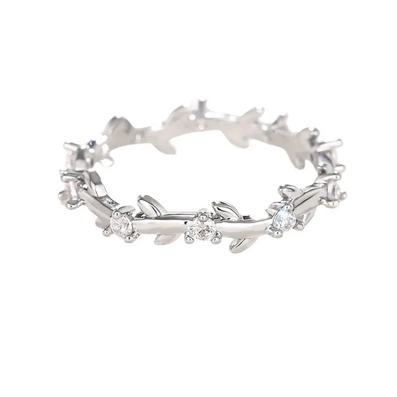 Anillo Simple Hembra Pequeña Flor Vid