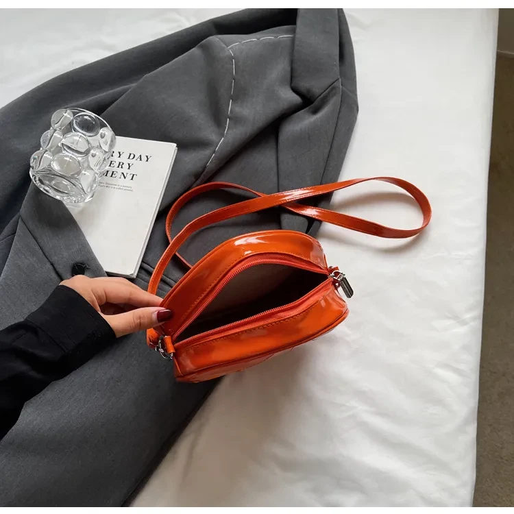 Bolso pequeño redondo de calabaza de Halloween para niñas