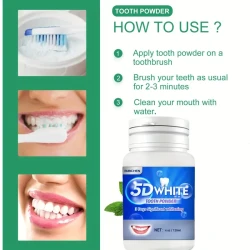 1 polvo blanqueador de dientes profesional