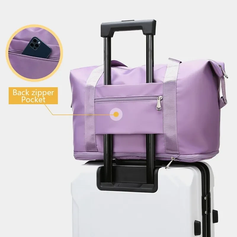 Bolsa de viaje de gran capacidad, bolsa de hombro para gimnasio, fitness, entrenamiento, yoga y actividades al aire libre.