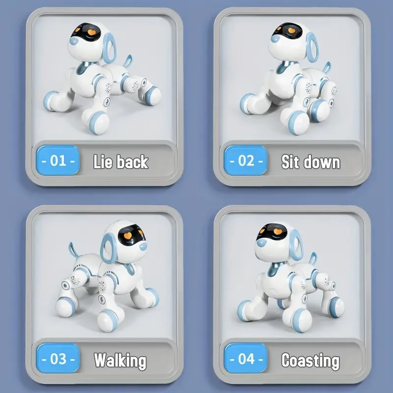 Perro máquina inteligente, juguete educativo para perros con control remoto