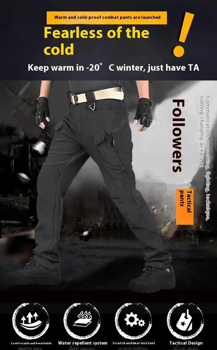 Pantalones tácticos Soft Shell para exteriores
