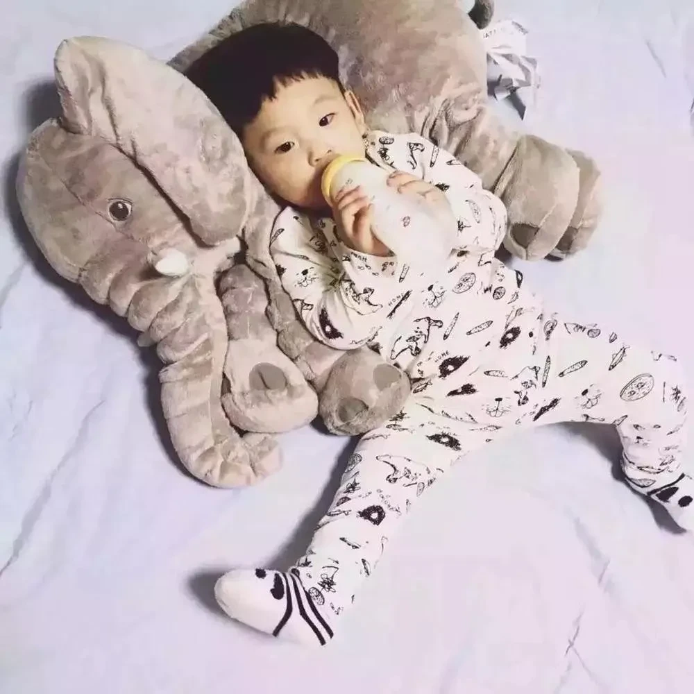 Almohada de muñeca de elefante para que el bebé duerma cómodamente