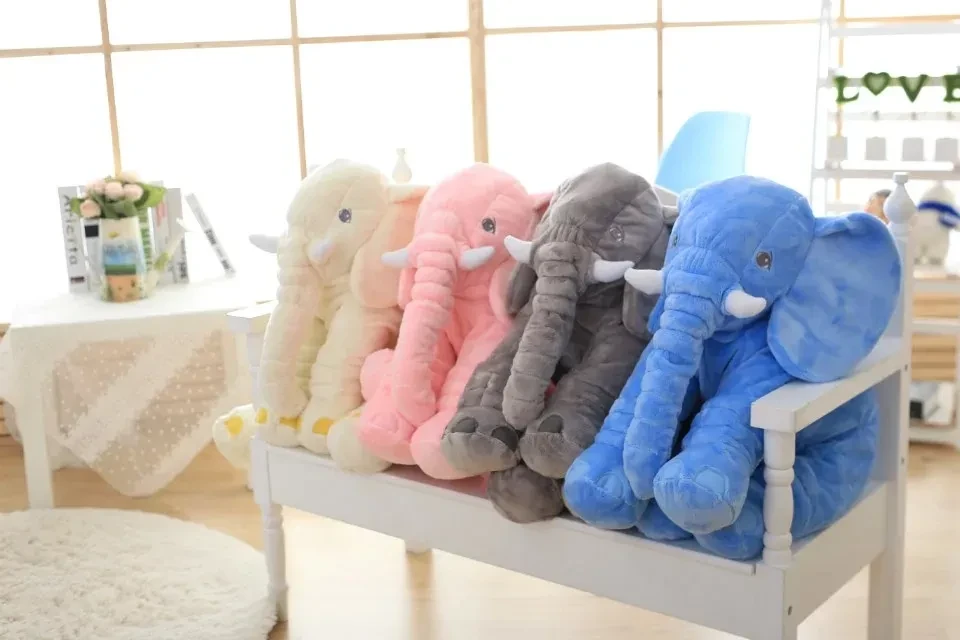Almohada de muñeca de elefante para que el bebé duerma cómodamente