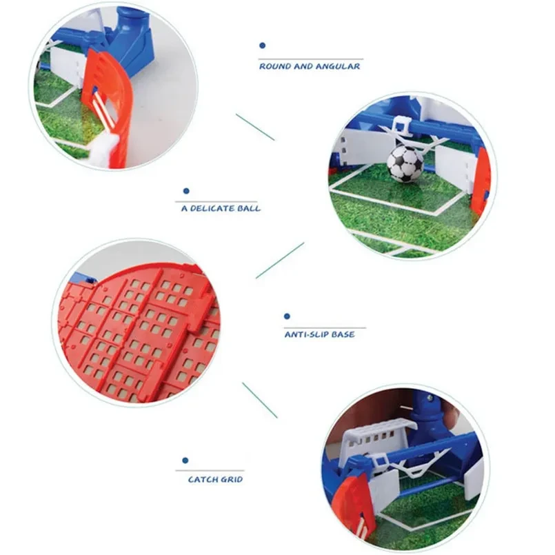 Mini juego de mesa de fútbol para niños, juego de mesa portátil para exteriores, educativo y deportivo