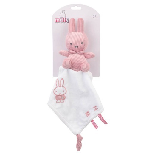 Manta de abrazos con ribete rosa de Miffy