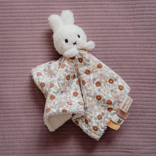 Manta de abrazos con flores vintage de Miffy