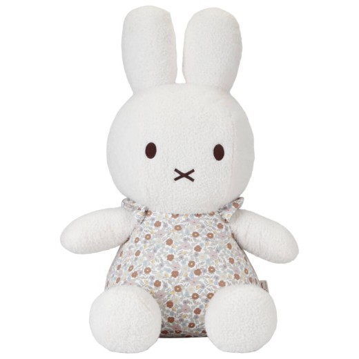 Peluche extragrande de Miffy con flores vintage