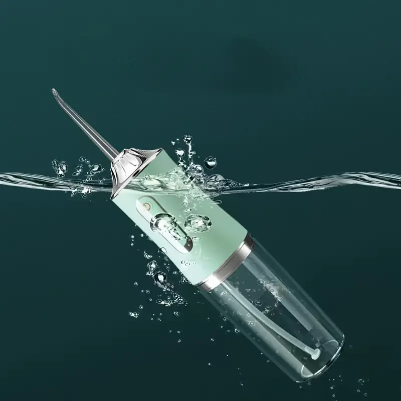 Irrigador dental eléctrico con 4 cabezales -