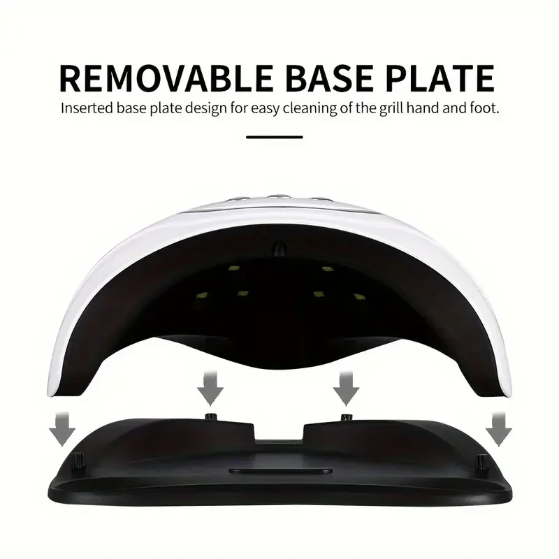 Lámpara UV para uñas con 4 configuraciones de temporizador